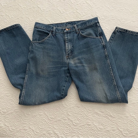 Rustler Men's Blue Denim Jeans Size 33x30 100% Cotton RN130273 - Picture 2 of 15